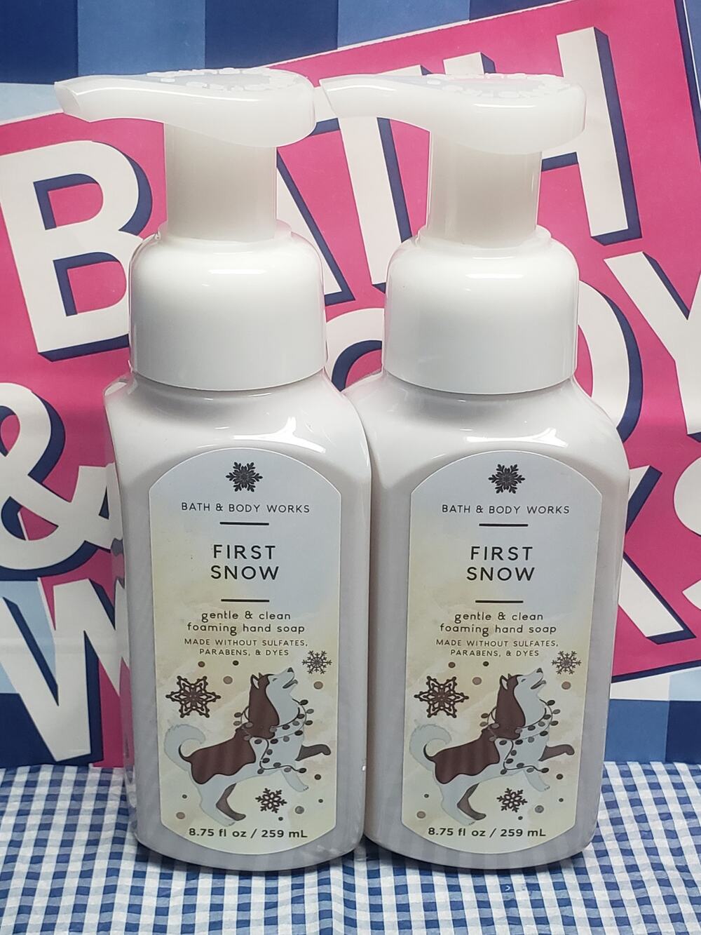 BBW First Snow Gentle & Clean Foaming Hand Soap 2 Pack